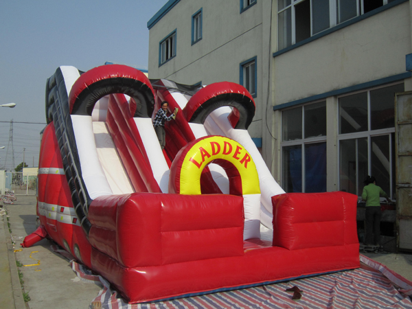 inflatable slide