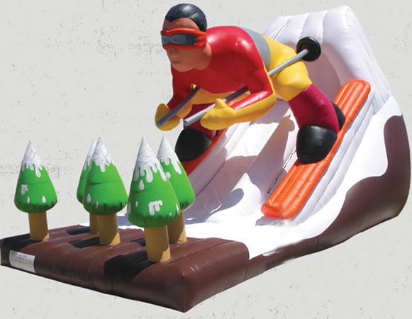 Inflatable slide