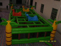 Inflatable amusement park
