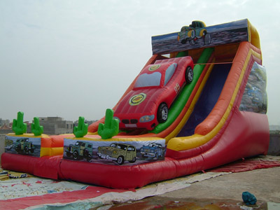 inflatable slide