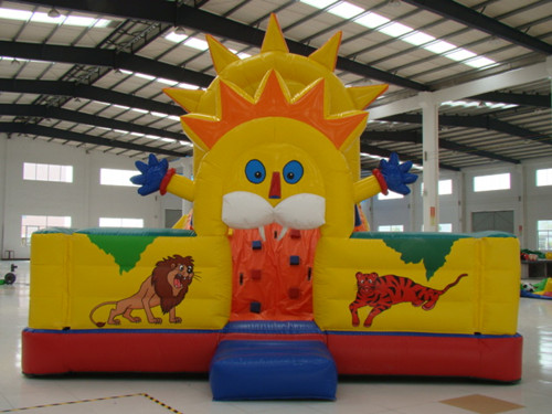 Inflatable amusement park