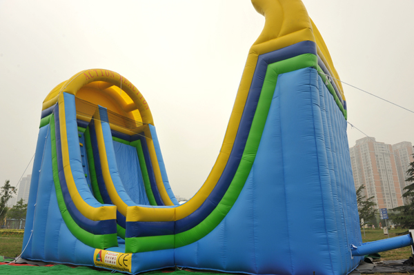inflatable slide