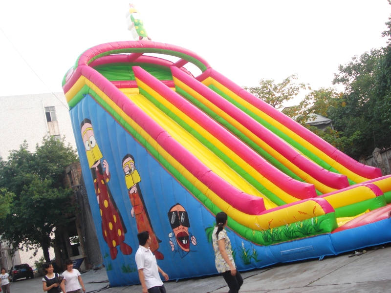 inflatable slide
