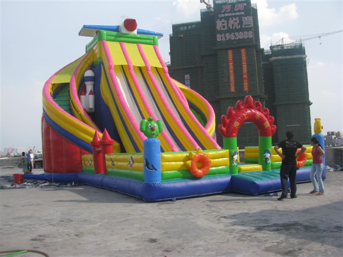 inflatable slide