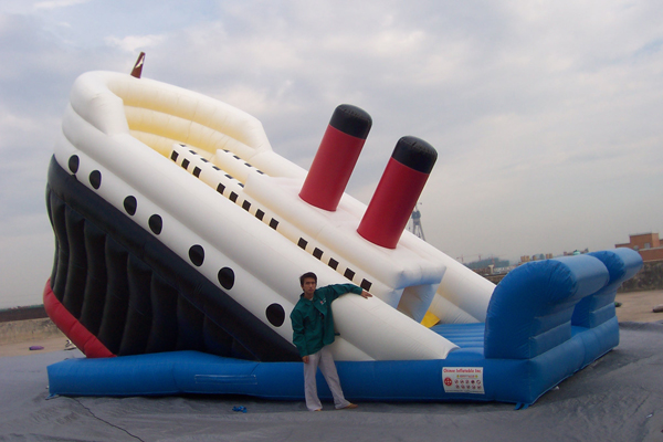 inflatable slide
