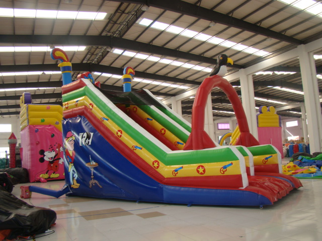 inflatable slide