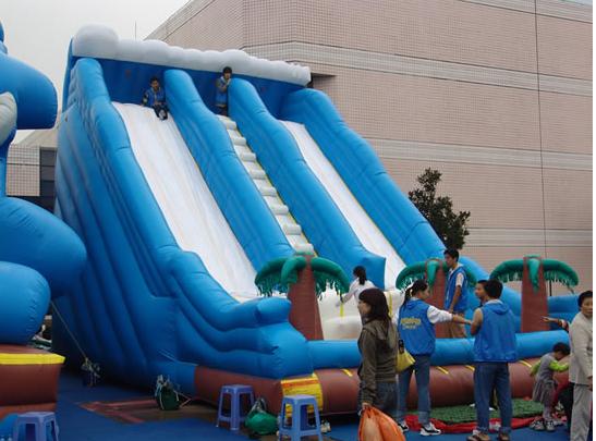 inflatable slide