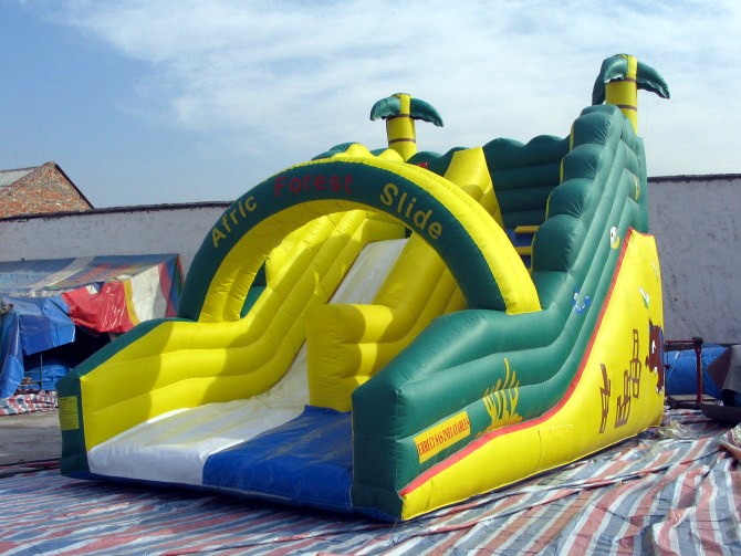 inflatable slide