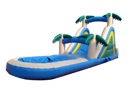 Inflatable water slide