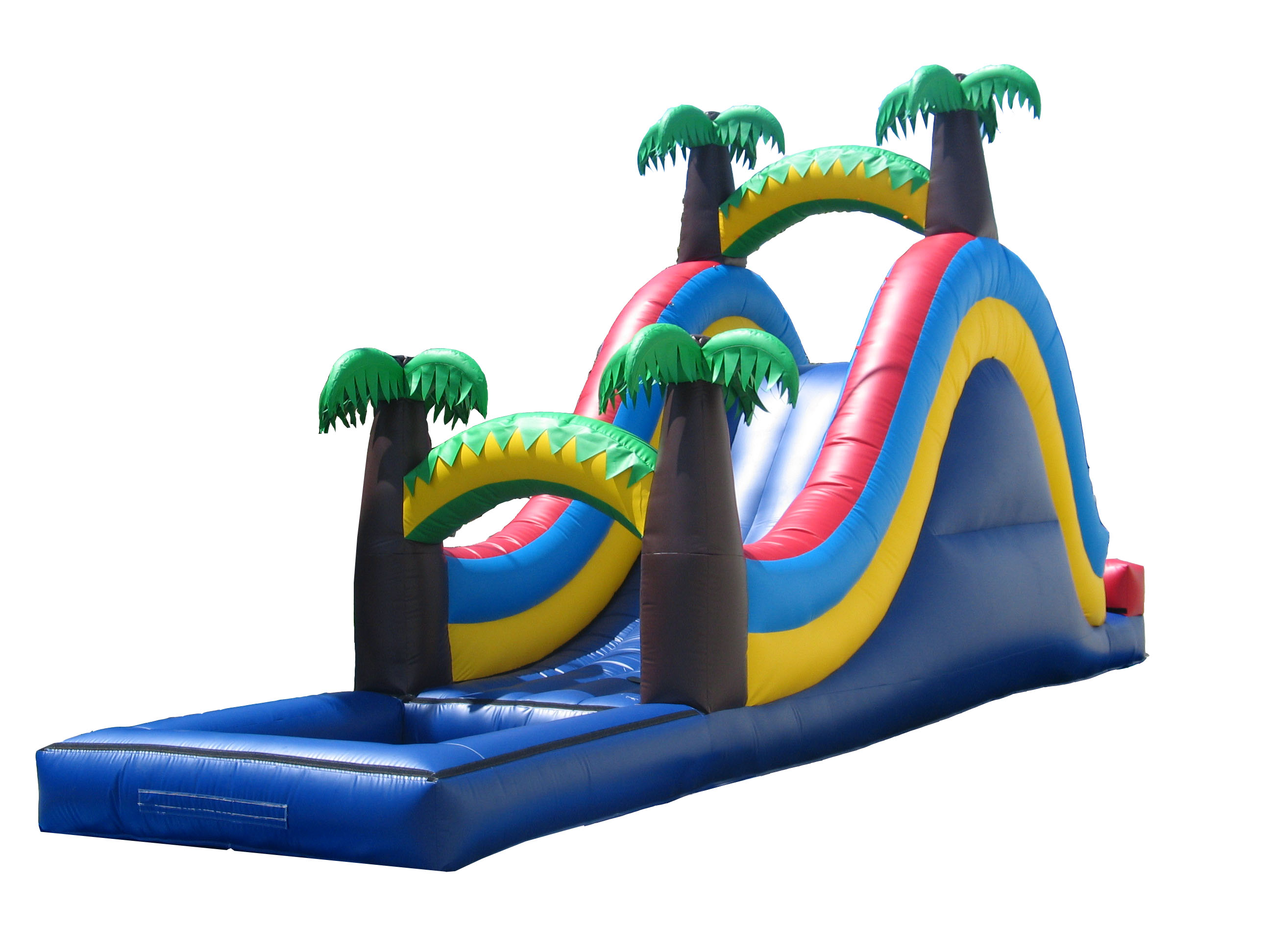 Inflatable water slide