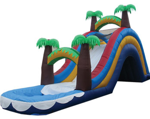Inflatable water slide