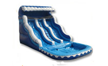 Inflatable water slide