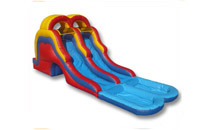 Inflatable water slide