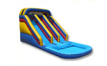 Inflatable water slide