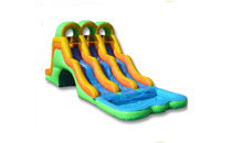 Inflatable water slide