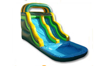 Inflatable water slide