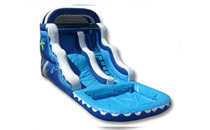 Inflatable water slide