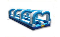 Inflatable water slide