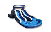 Inflatable water slide