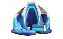 Inflatable water slide