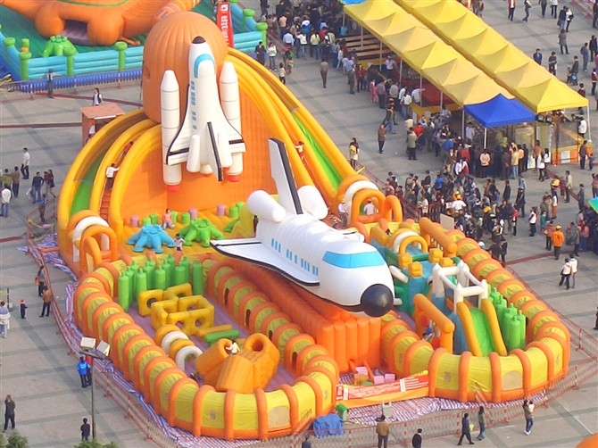 inflatable slide