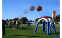 inflatable basketball