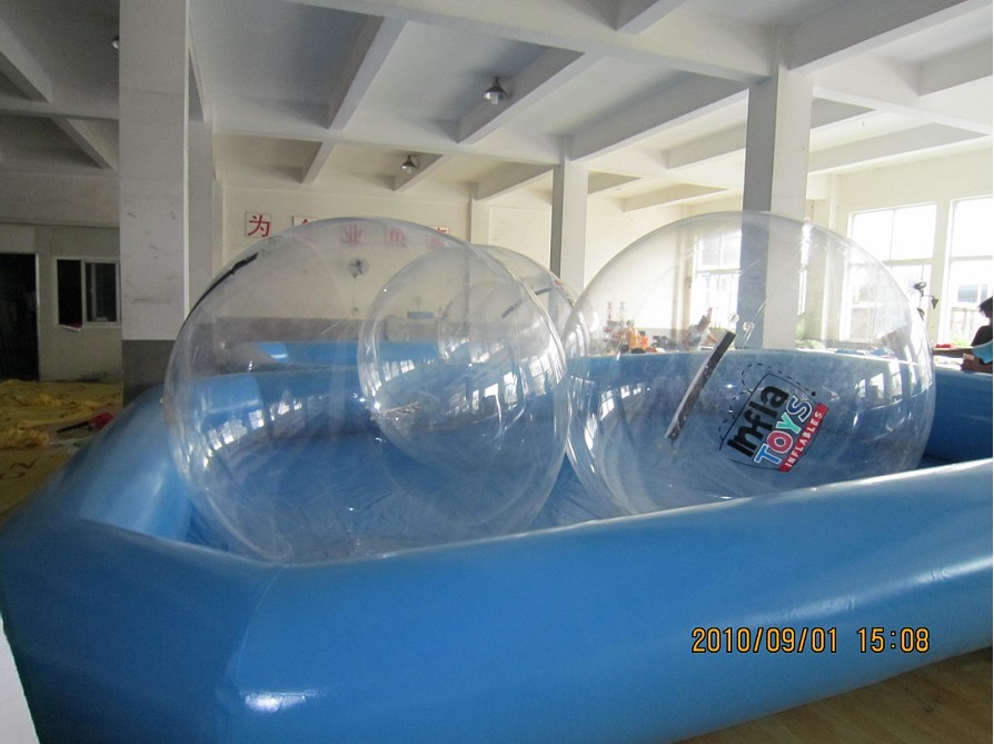 transparent water ball