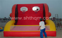 Inflatable basketball