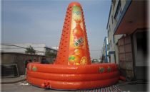inflatable rock climbing