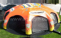 inflatable tent