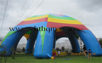 Inflatable tent