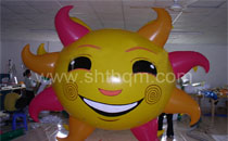 Inflatable advertising balloon