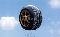 Inflatable advertising balloon