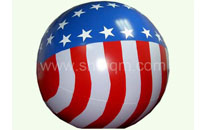 Inflatable advertising balloon