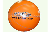 Inflatable advertising balloon