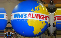 Inflatable advertising balloon