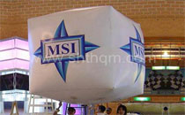 Inflatable advertising balloon