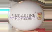 Inflatable advertising balloon