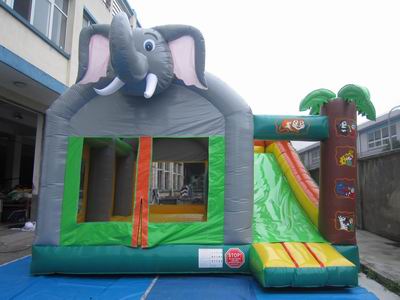 inflatable elephant bouncer